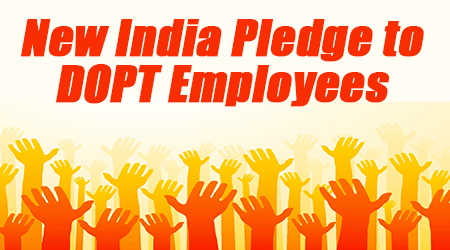 New-India-Pledge-to-DOPT-employees
