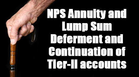 NPS Annuity and Lump Sum