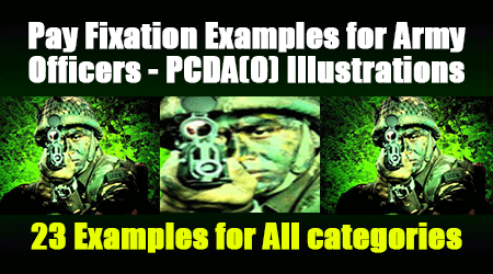 Pay Fixation Examples for Army Officers